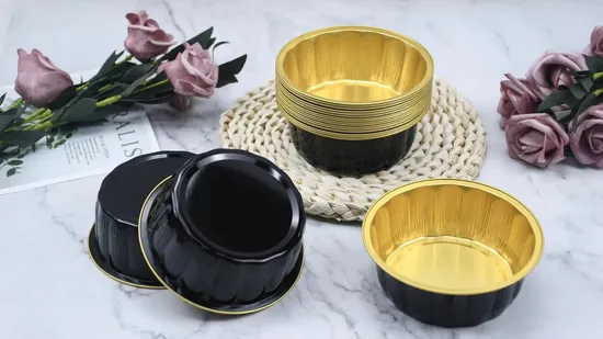 8011 알루미늄 호일을 포장하는 일회용 식품 용기 트레이